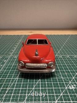 1950s Electromobile Red Orion Saloon Vintage Pressed Steel Tin Plate Car Japan