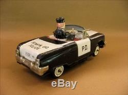 1950s Patrol Car American cars Police vintage tin toys610