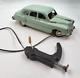 1950s Vintage Soviet Russian Tin Toy ZIM GAZ- 20 Car Crank Remote Control