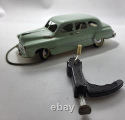 1950s Vintage Soviet Russian Tin Toy ZIM GAZ- 20 Car Crank Remote Control