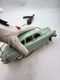 1950s Vintage Soviet Russian Tin Toy ZIM GAZ- 20 Car Crank Remote Control