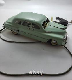 1950s Vintage Soviet Russian Tin Toy ZIM GAZ- 20 Car Crank Remote Control