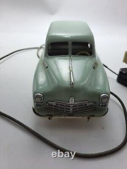 1950s Vintage Soviet Russian Tin Toy ZIM GAZ- 20 Car Crank Remote Control