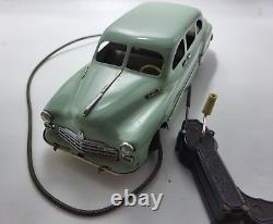 1950s Vintage Soviet Russian Tin Toy ZIM GAZ- 20 Car Crank Remote Control