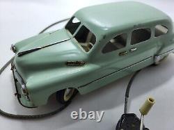 1950s Vintage Soviet Russian Tin Toy ZIM GAZ- 20 Car Crank Remote Control