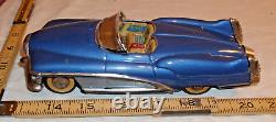 1951 Buick Le Sabre Convertible Concept Car Tin Friction Toy Yone Japan