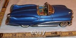 1951 Buick Le Sabre Convertible Concept Car Tin Friction Toy Yone Japan