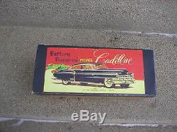 1951 Marusan Cadillac tin toy car friction Japan (12 inches/30cm)