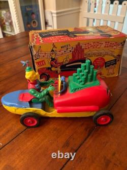 1953 Nosco's Happy Harry Musical Circus Car with Original Box Rare