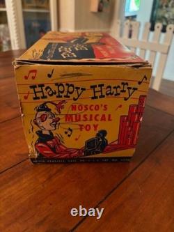 1953 Nosco's Happy Harry Musical Circus Car with Original Box Rare