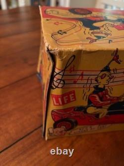 1953 Nosco's Happy Harry Musical Circus Car with Original Box Rare