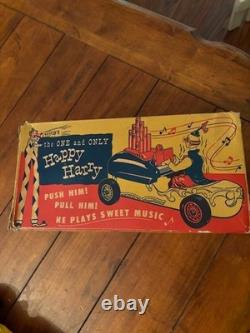1953 Nosco's Happy Harry Musical Circus Car with Original Box Rare