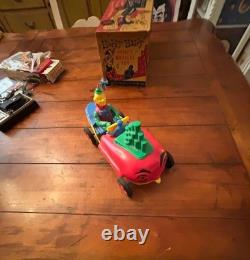 1953 Nosco's Happy Harry Musical Circus Car with Original Box Rare