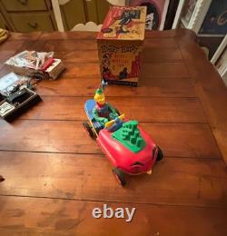 1953 Nosco's Happy Harry Musical Circus Car with Original Box Rare