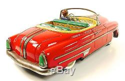 1953 Pontiac Convertible 14 Japanese Tin Car withDriver by Ichiko NR