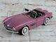 1955 Bmw 507 Convertible Rose 1/12 Diecast Model Car By European Finery Decor