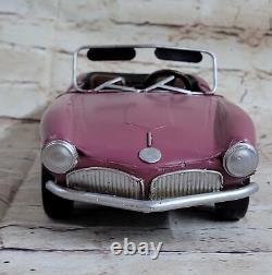 1955 Bmw 507 Convertible Rose 1/12 Diecast Model Car By European Finery Decor