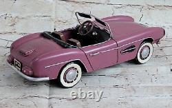 1955 Bmw 507 Convertible Rose 1/12 Diecast Model Car By European Finery Decor