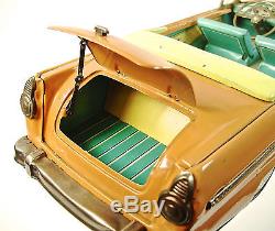 1955 Ford Convertible 12 Japanese Tin Car by Bandai NR
