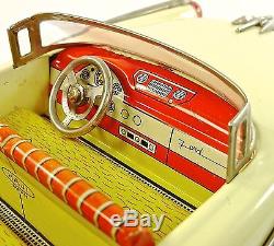 1956 Ford Sunliner Convertible 11.5 Japanese Tin Car by Mansei Haji NR
