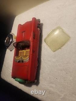 1956 Ford Thunderbird Convertible Tin Friction Toy Car 10 Japan