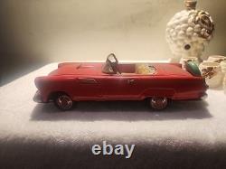 1956 Ford Thunderbird Convertible Tin Friction Toy Car 10 Japan