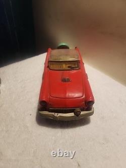 1956 Ford Thunderbird Convertible Tin Friction Toy Car 10 Japan