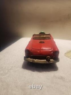 1956 Ford Thunderbird Convertible Tin Friction Toy Car 10 Japan