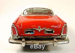 1956 Plymouth Belvedere 4 Door Hardtop Japanese Tin Car by Alps/Sato NR