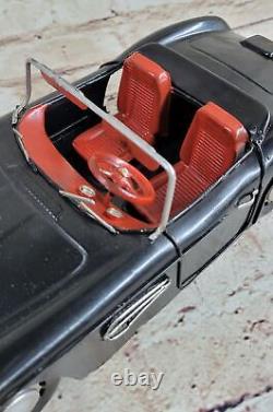 1957 507 Black Metallic with Red Interior 1/12 Diecast Model Car Office Deco