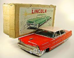 1957 Lincoln Premier 17 Japanese Tin Car with Original Box by Ichiko NR