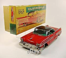 1958 Oldsmobile 2 Door Hardtop 11 3/4 Japanese Tin Car NR
