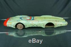 1958 Yonezawa 58 Atom Jet Racer Race Car Body Toy Part Large Tin Friction Space