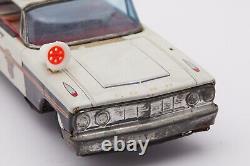 1959-61 Plymouth Fury Police Car- Siren-tin Toys Please Read Description