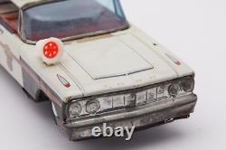1959-61 Plymouth Fury Police Car- Siren-tin Toys Please Read Description