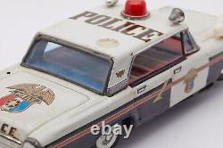 1959-61 Plymouth Fury Police Car- Siren-tin Toys Please Read Description