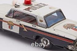 1959-61 Plymouth Fury Police Car- Siren-tin Toys Please Read Description