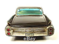 1960 Cadillac 18 4-Door Hardtop Japanese Tin Car with Original Box by Yonezawa