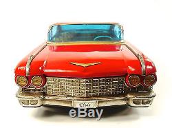1960 Cadillac Eldorado 18 Customized Japanese Tin Car by Yonezawa NR