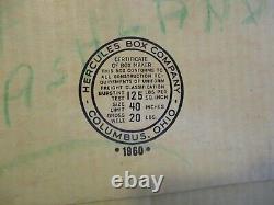 1960 MARX 2620A AUTO TRANSPORT With THREE CARS + RAMP/BOX CLEAN NO CAB