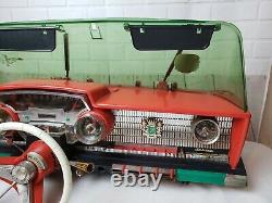 1960's Deluxe Reading PlayMobile Toy 1965 Ford Galaxy Car Dash Parts Repair VTG