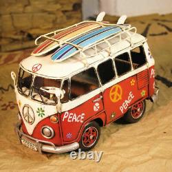 1960`s Peace Van! Hippie Mini Bus Vintage Classic Artwork Sculpture Sale