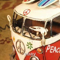 1960`s Peace Van! Hippie Mini Bus Vintage Classic Artwork Sculpture Sale