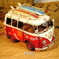 1960`s Peace Van! Hippie Mini Bus Vintage Classic Artwork Sculpture Sale