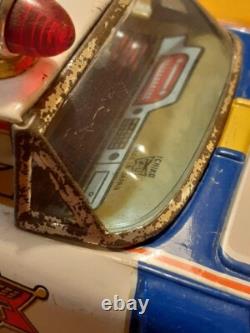 1960s Ichiko Tin Ford Police Car Vintage Toy Limited Edition Used with Box