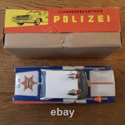 1960s Ichiko Tin Ford Police Car Vintage Toy Limited Edition Used with Box