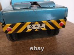 1960s Japan Tin Friction Sears Turnpike Car Transporter & 12 Friction Cars & Box