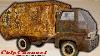 1960s Tonka Sanitary Systems Garbage Truck Toy Restoration