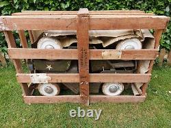 1960s Triang Jeep Pedal Cars A Pair In Original Wooden Harrods Crate Rare