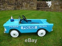 1960s Triang Panda Police Patrol Pedal Car